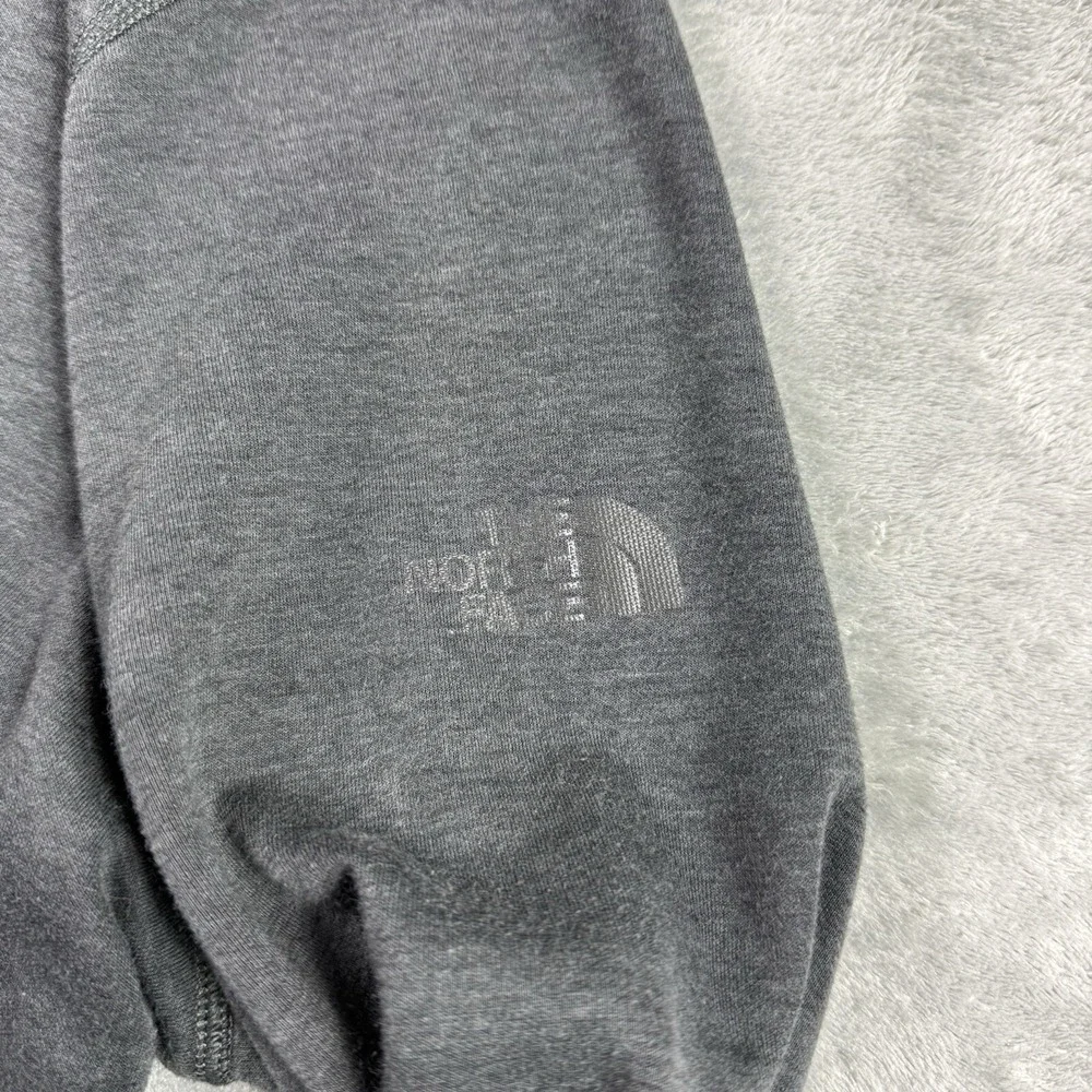 The North Face  1/4 Zip‎ Pullover Men's XL Grey Fleece Mock Neck Jacket Outdoors